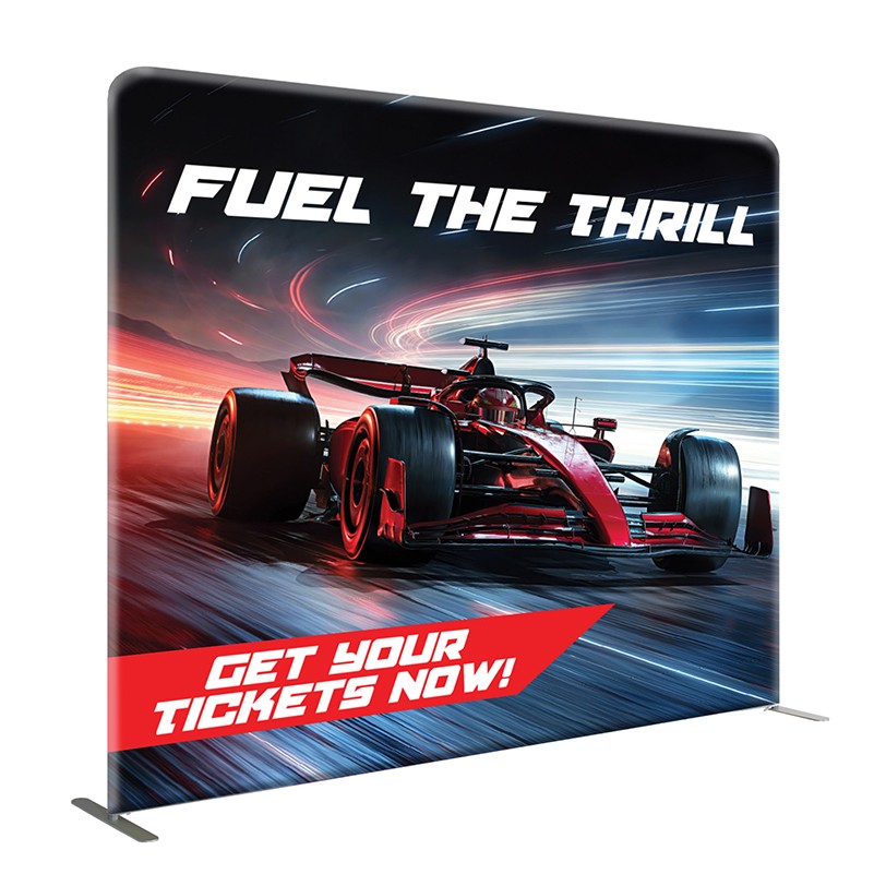 DisplaySplash Tension Fabric Display - 8' W x 7.5' H